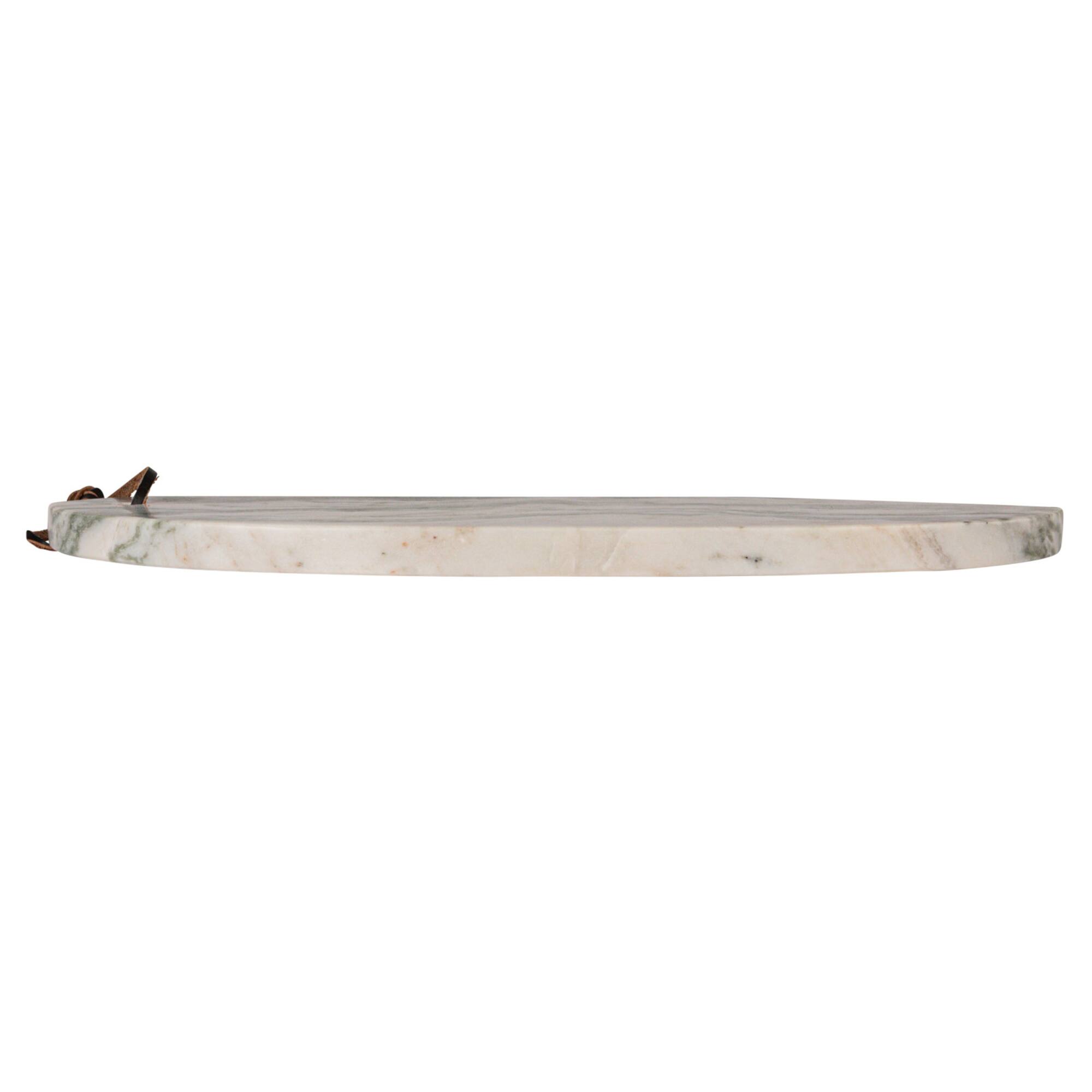 Hello Honey® 15" Green Mélange Marble Organic Shaped Board